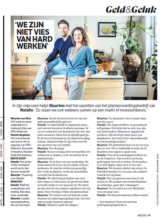 De oprichters in de Mezza