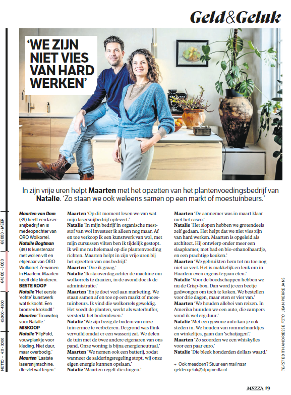 De oprichters in de Mezza